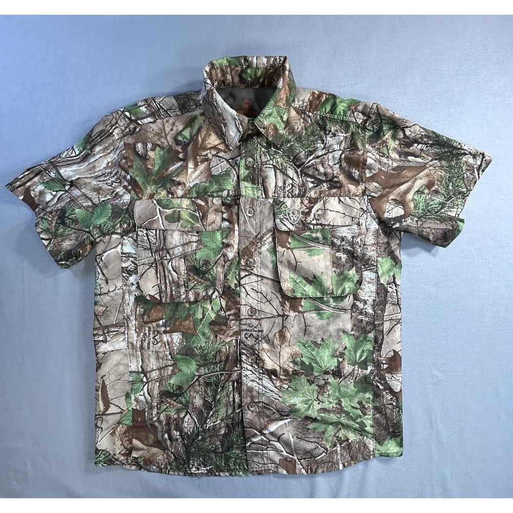 Game Winner Outdoor Camouflage Hunting Button Up Shirt‎ Youth Small Outdoors